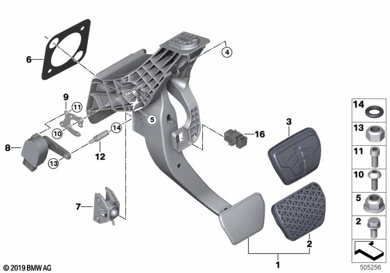 Genuine BMW 35002791546 G20 G21 Pin For Brake Pedal Travel Sensor (Inc. M340i, M340iX & 330e) | ML Performance UK Car Parts