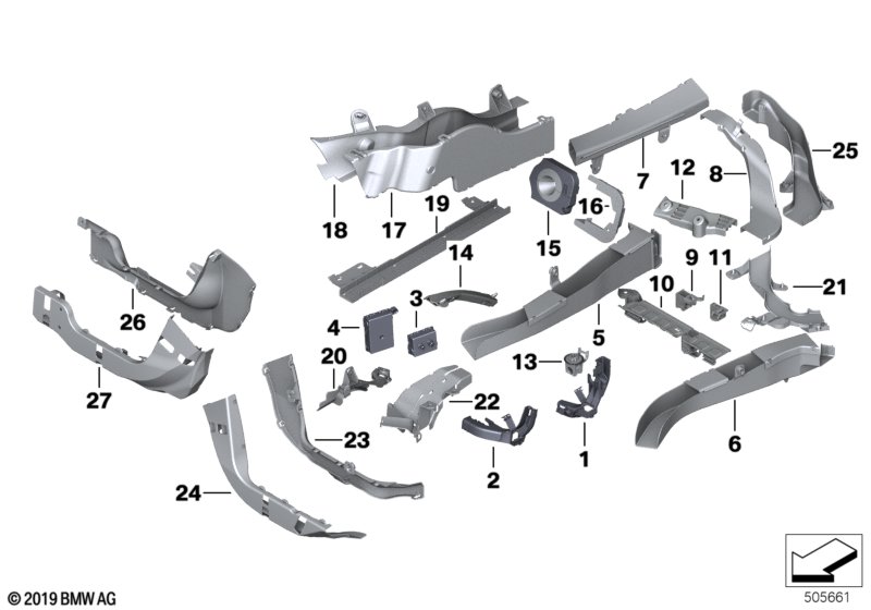 Genuine BMW 61139243993 F10 F12 F11 Holder (Inc. 640dX, M550dX & 535dX) | Duco Car Parts UK Car Parts