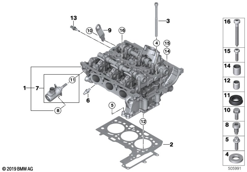 Genuine BMW 11368684920 F20 Adjustment Unit, Inlet Camshaft (Inc. 118i, M140iX & 125i) | ML Performance UK Car Parts