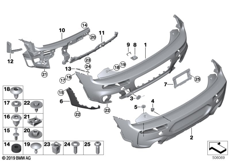 Aerokit, trim panel, rear