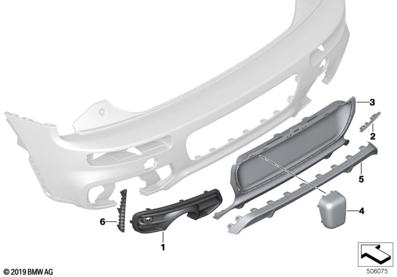 Aerokit, trim panel decor elements, rear