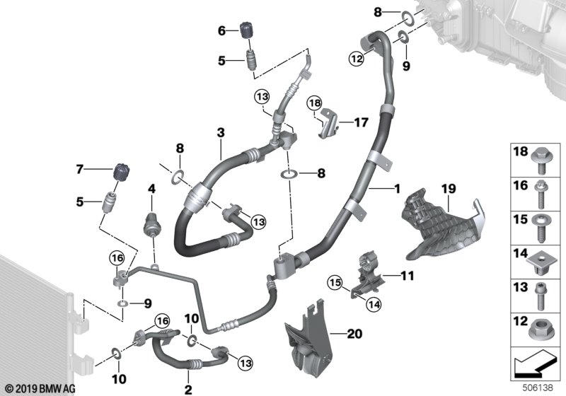 Genuine BMW 64539462715 G07 Kältemittelschott (Inc. X7 M50iX) | Duco Car Parts UK Car Parts