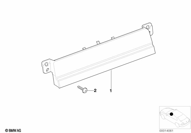 radio blind plate