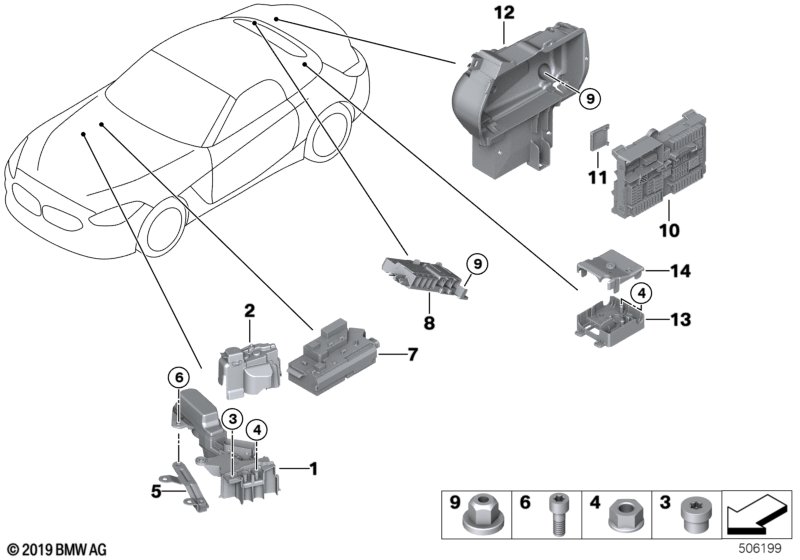 Genuine BMW 61148795901 G29 B+ Junction Terminal (Inc. Z4 30i, Z4 M40i & Z4 20i) | ML Performance UK Car Parts