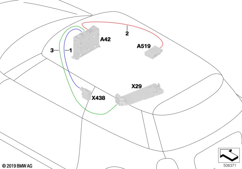 Rep.cable main wiring harness HSD