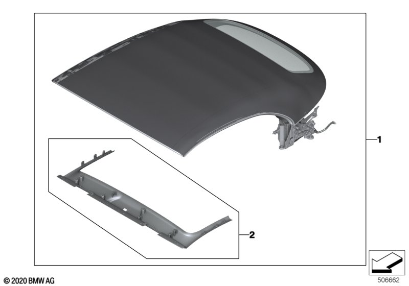 Individual folding top