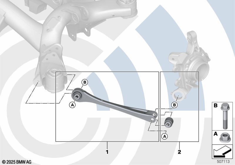 Repair kit, trailing arm