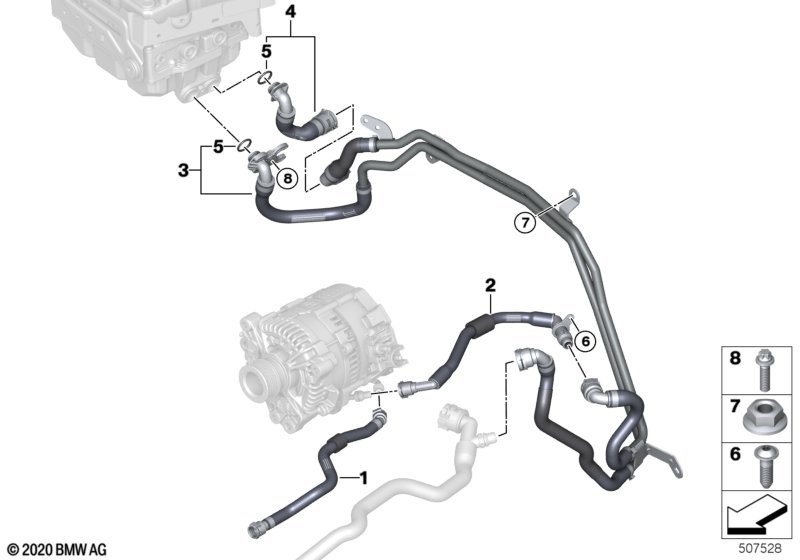 Coolant circuit, high-voltage system