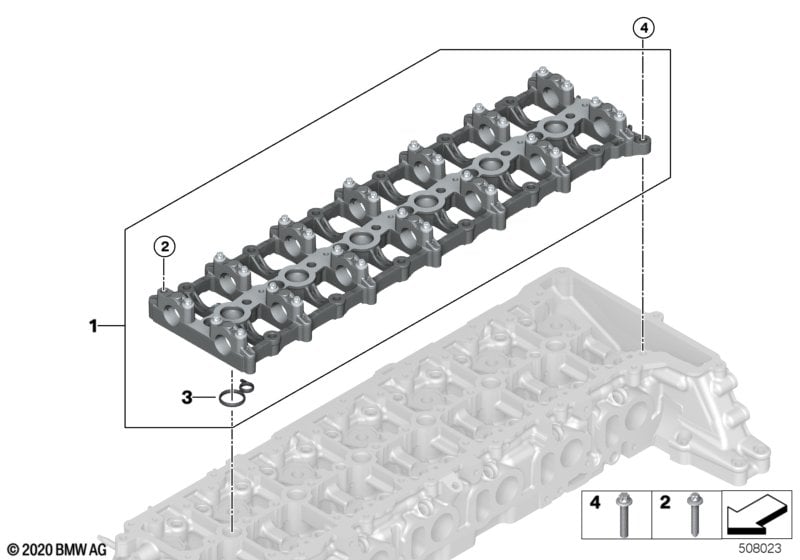 Cylinder head/intermediate housing