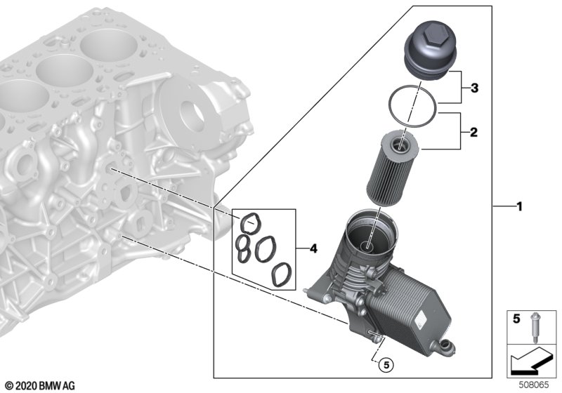 Lubrication system-Oil filter