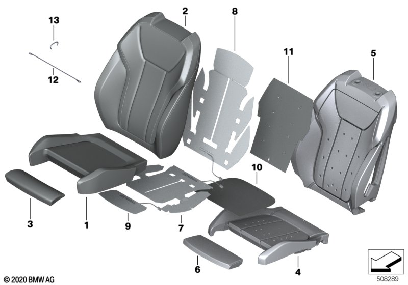 Seat, front, uphlstry, cover, Sport seat