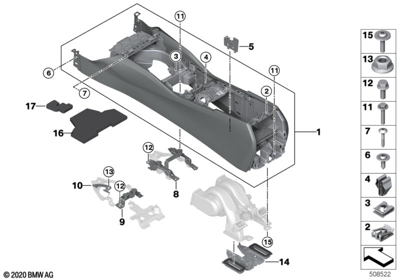 Center console