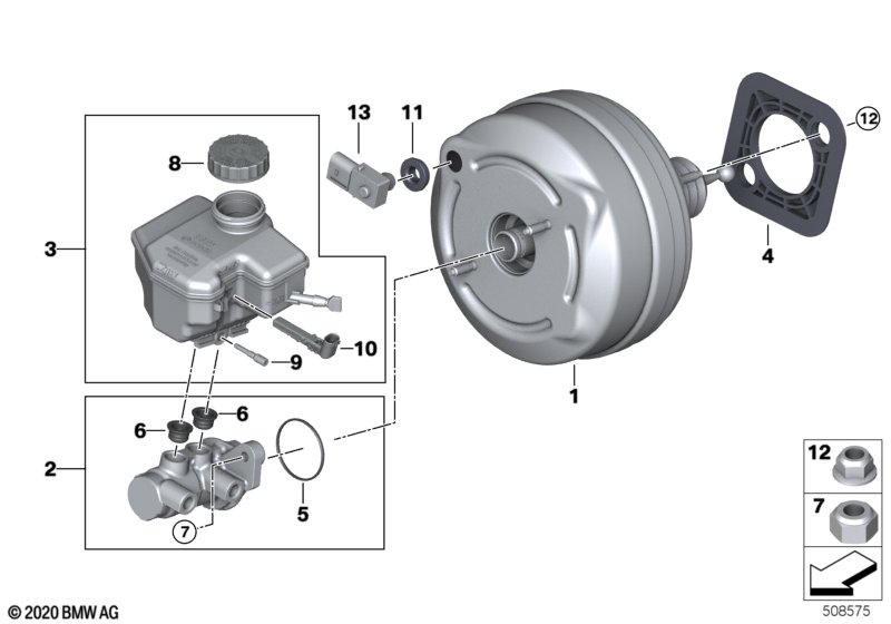 M Performance brake booster