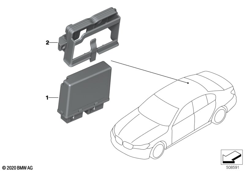 Control unit ultrasonic sensor