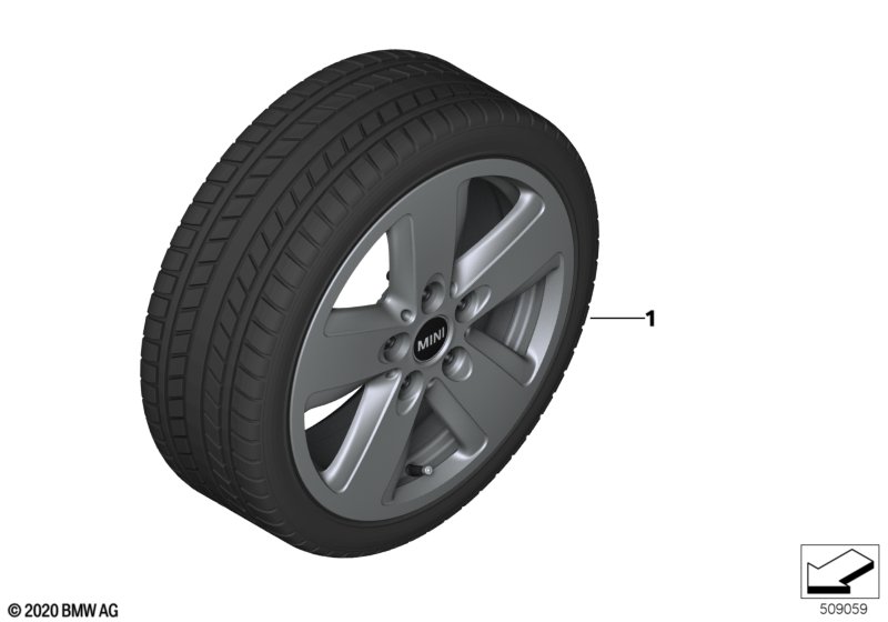 Winter wheel w.tire revolite sp.517-16