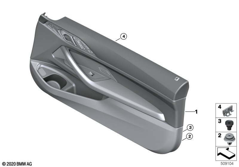 Door trim panel
