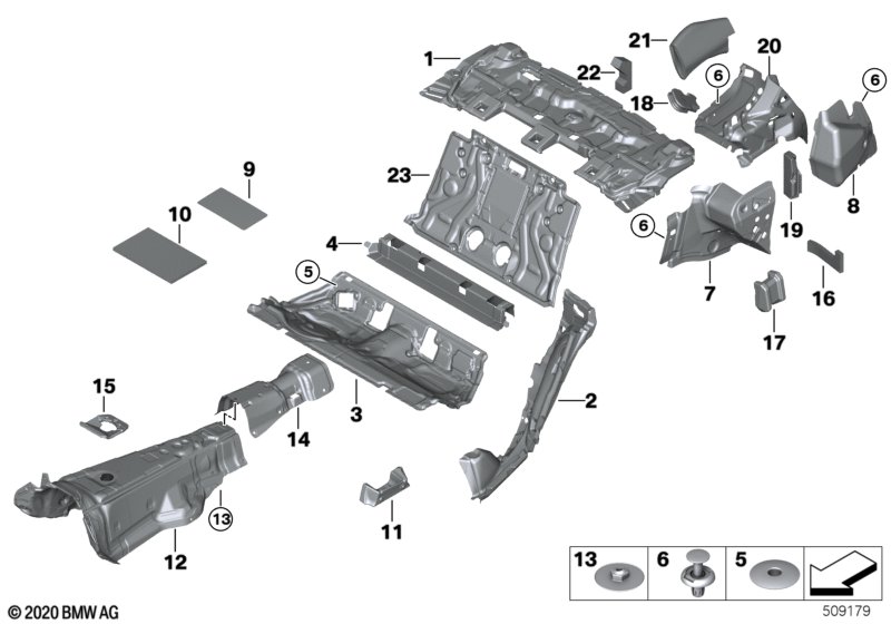 Sound insulating rear