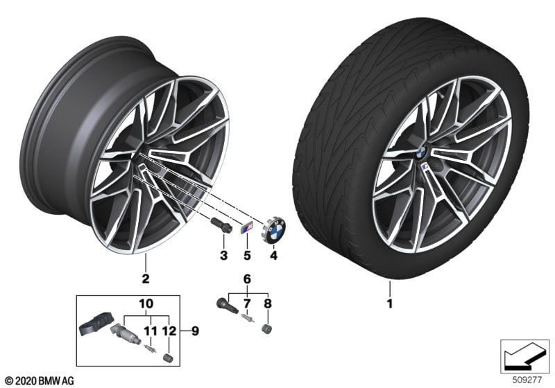 BMW llanta AL 825M - 19