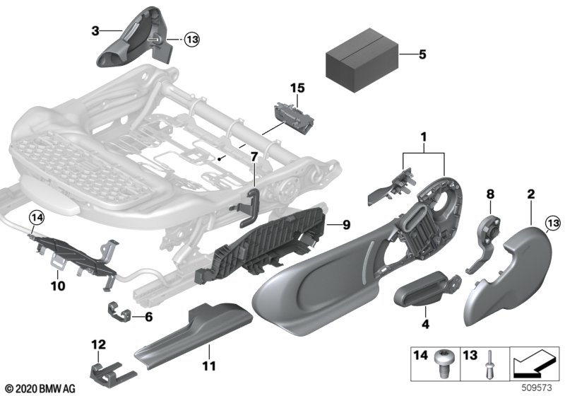 Seat front seat coverings