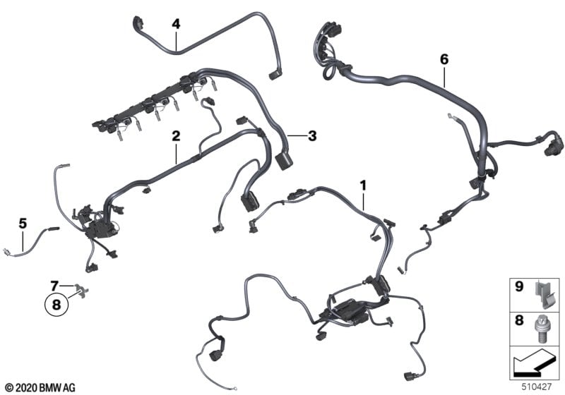 Engine wiring harness