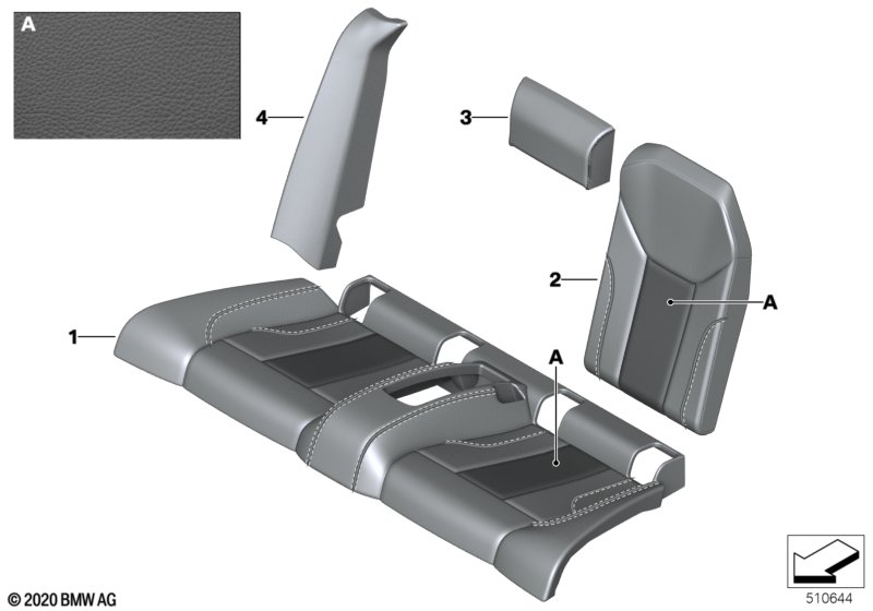 Individual option cover rear seat