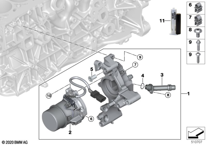 Cooling system-coolant pump