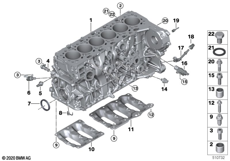 Engine Block Mounting Parts