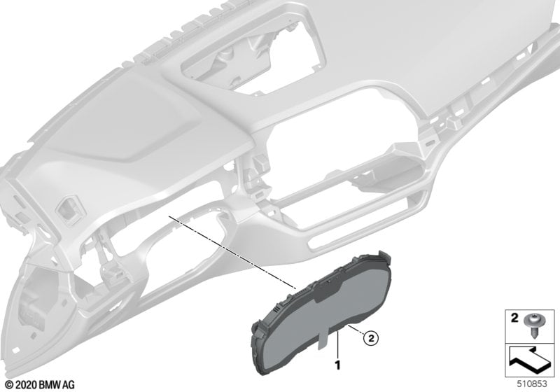 Instrument cluster, high