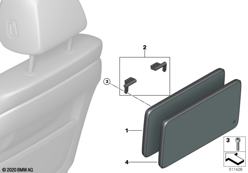 Rear compartment monitor