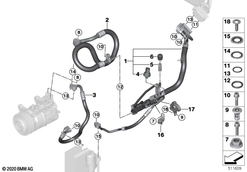 Coolant lines