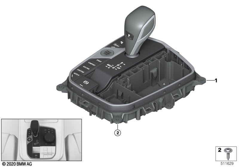 Control panel center console
