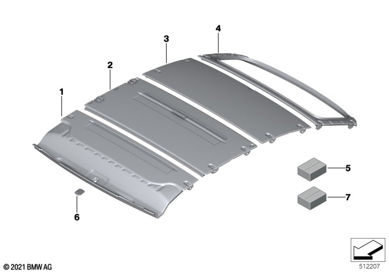 Convertible top convertible roof brace