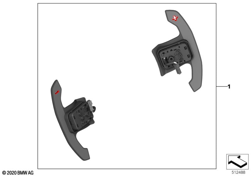 Retrofit carbon fiber shift paddles