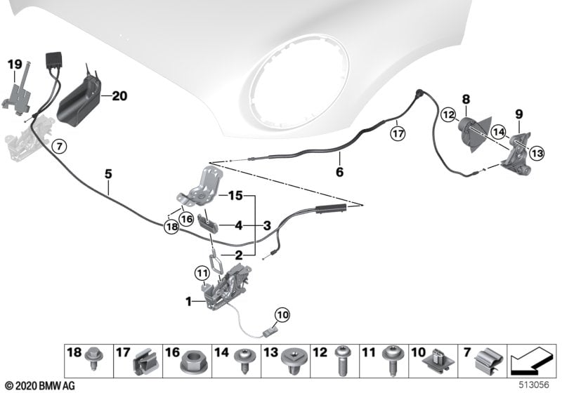 Hood locking system
