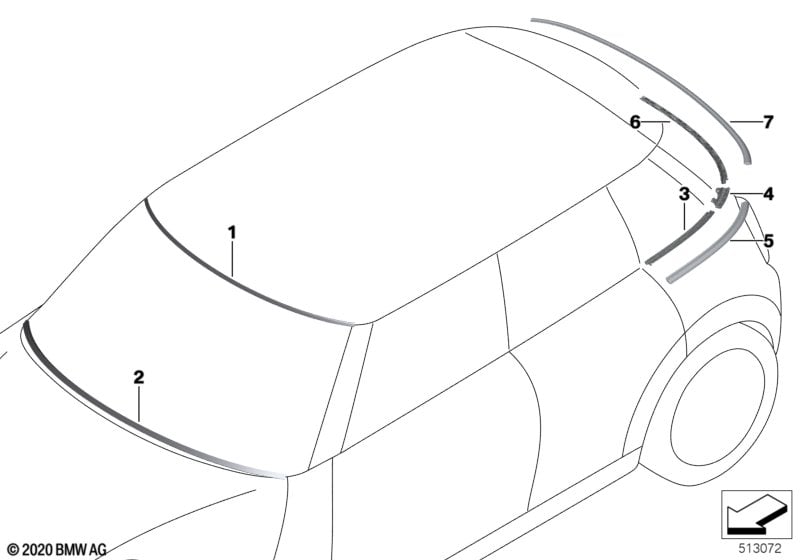 Window mounting parts