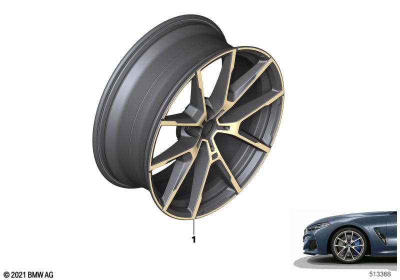 Individual cerchio lega leggera, KA576