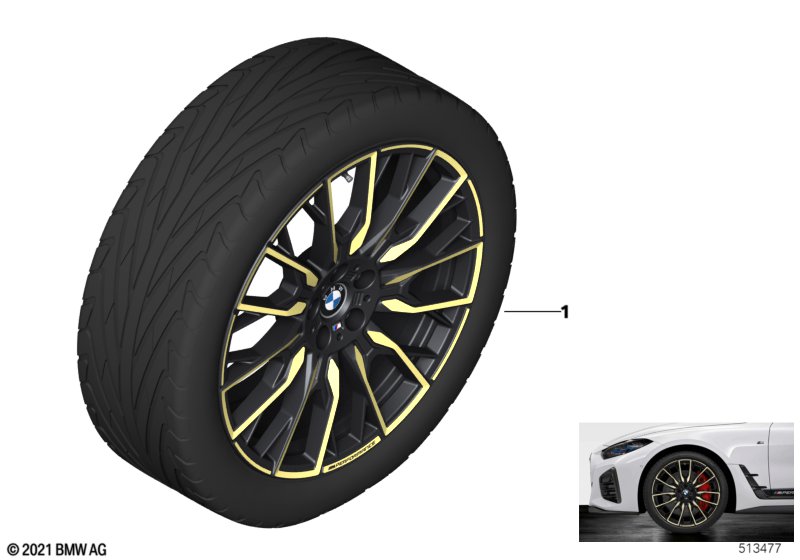 BMW LA wheel M Perf. Doub.sp. 868M - 20