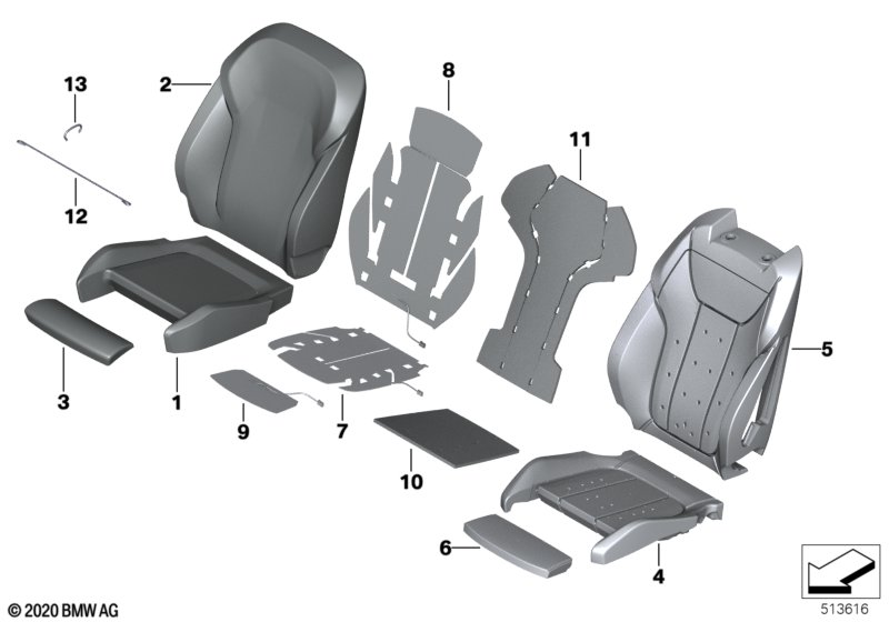 Seat, front, uphlstry, cover, Sport seat