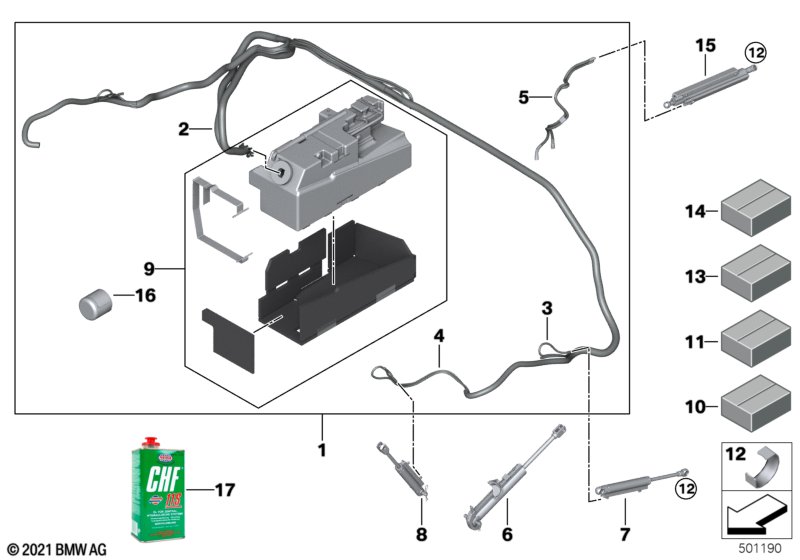 Folding-top, hydraulic
