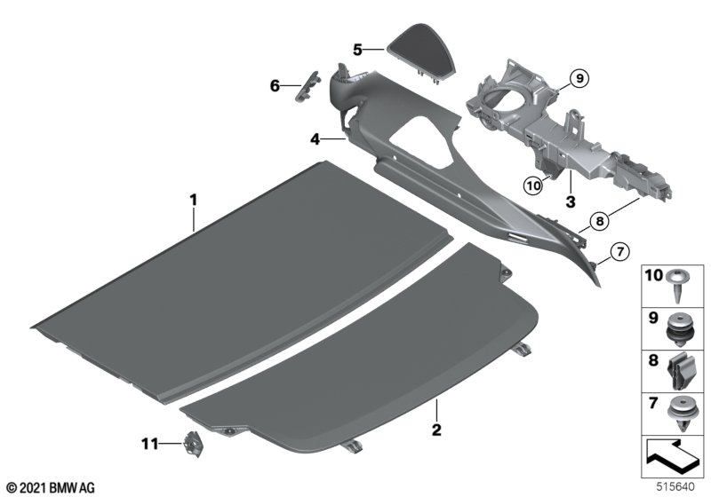 Rear window shelf