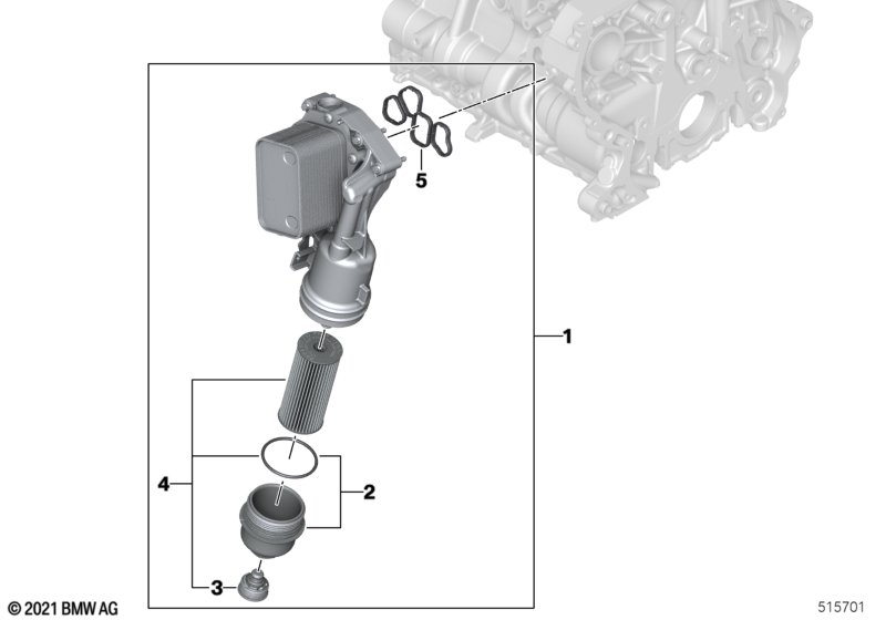 Lubrication system-Oil filter