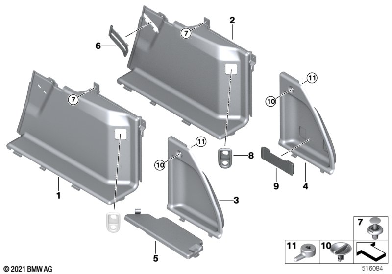 Right TRUNK TRIM