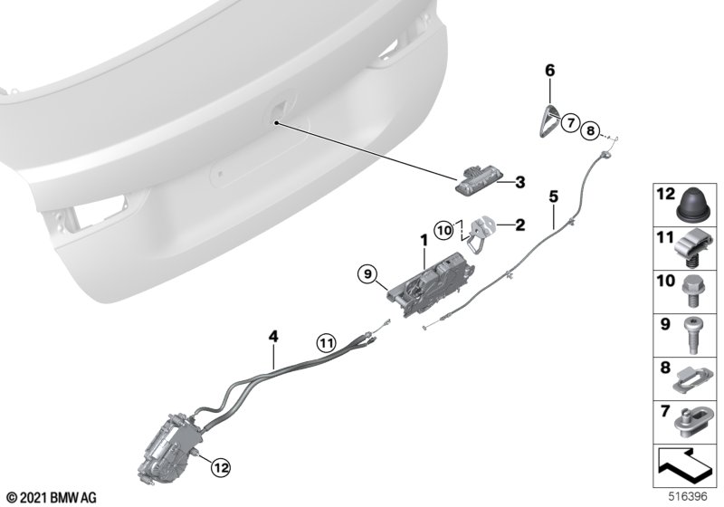 Tailgate closing system