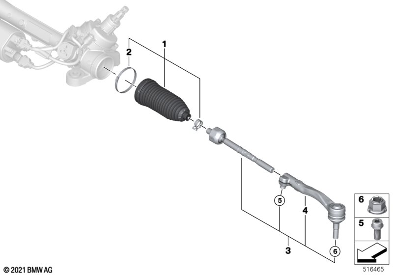 Steering linkage/tie rods