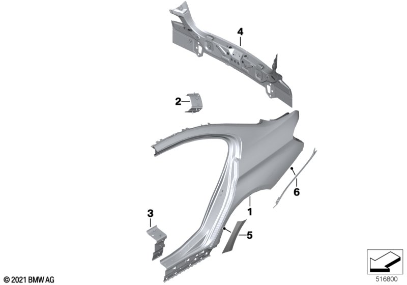 Side panel/tail trim