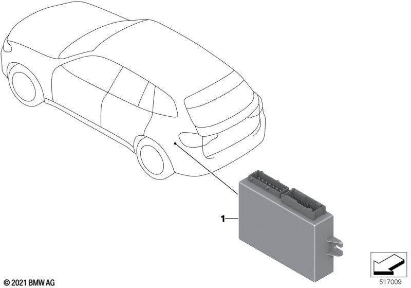 Control unit official vehicle