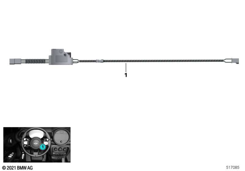 Řídicí jednotka elektronika volantu