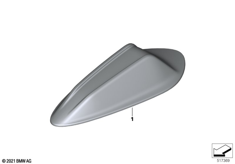 M Performance Parts antenna cover