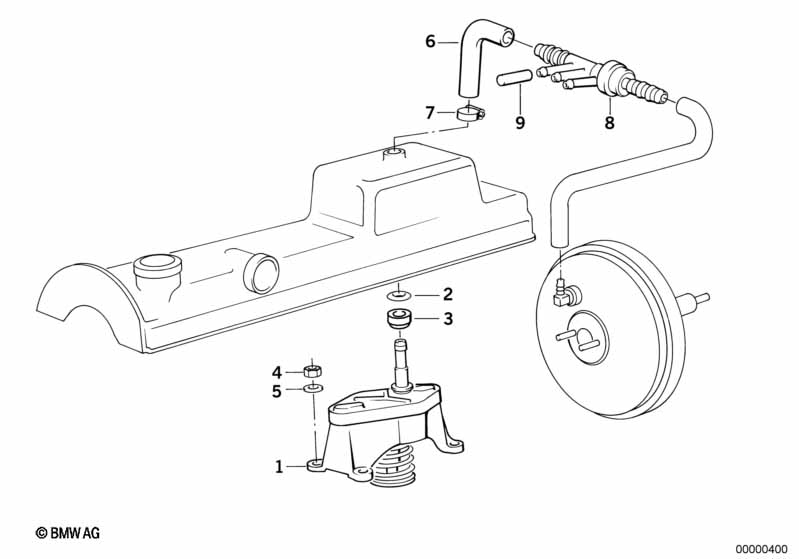 Genuine BMW 34331154766 E34 E36 E28 Non-Return Valve (Inc. 324d, 324td & 325td) | ML Performance UK Car Parts