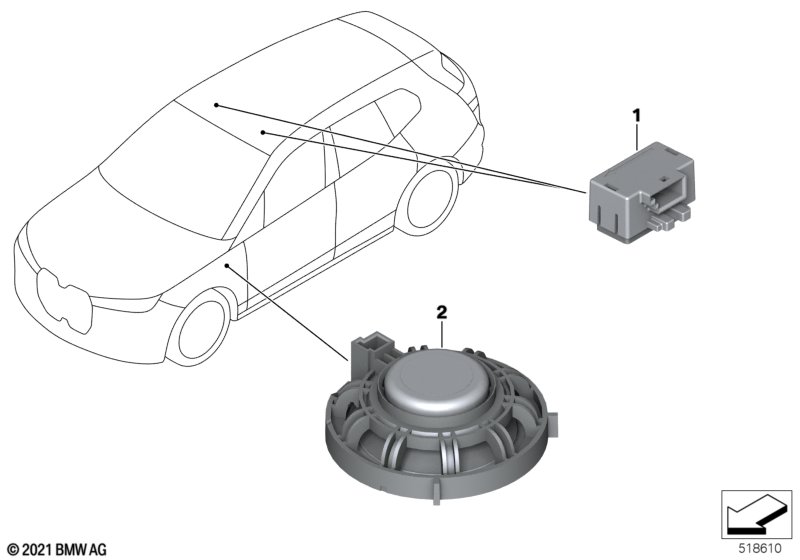 Single parts f hands-free facility